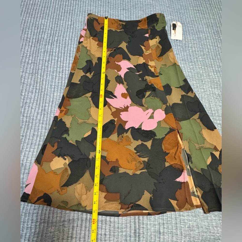 Time and Tru Women's Midi Slip Skirt - Picture 5 of 10